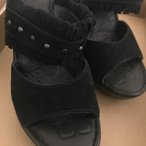 Kadsidy Black Born fringe heels